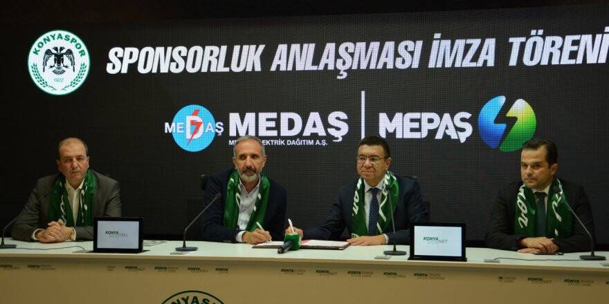 Atiker Konyaspor MEDAŞ/MEPAŞ ile sponsorluk anlaşmasını yeniledi