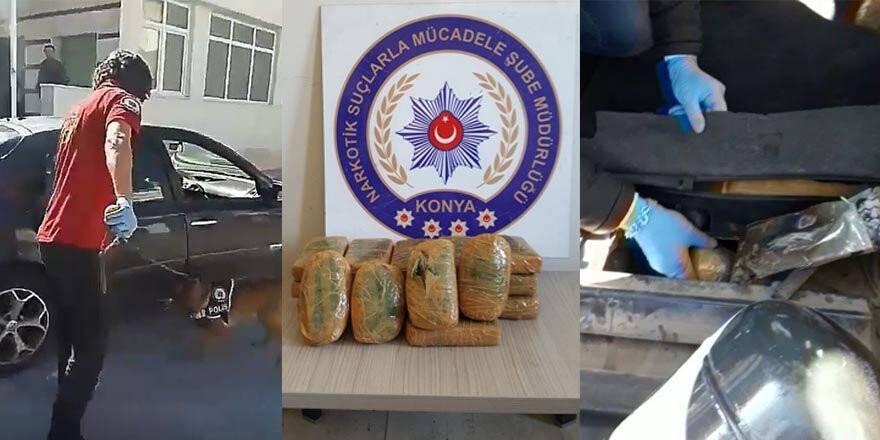 Konya'da Narkotik polisi uyuşturucuya geçit vermiyor 