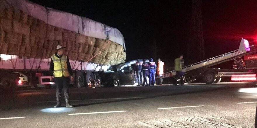 Anne ve oğlu kazada yaşamını yitirdi