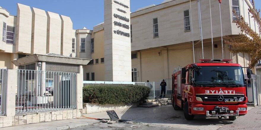 Konya'da Müzede Yangın