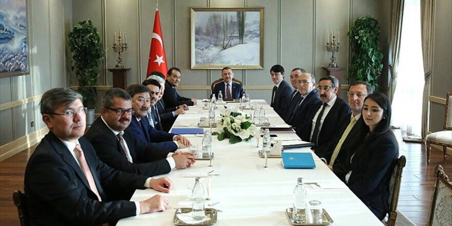 Cumhurbaşkanı Yardımcısı Oktay, Türk Konseyi Diaspora Bakanlar Heyeti'ni Kabul Etti