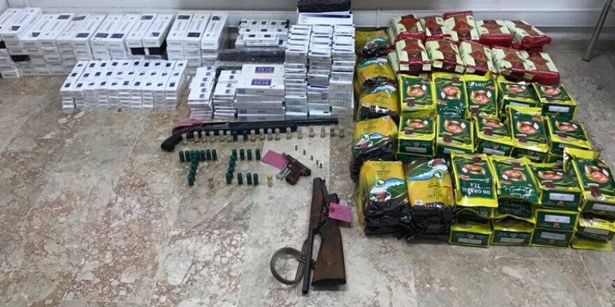 Ereğli polisinden operasyon: çok sayıda mermi, silah, kaçak sigara ve çay ele geçirildi