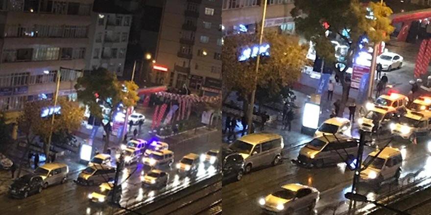 Nalçacı'da kaza sonrası silahlar konuştu
