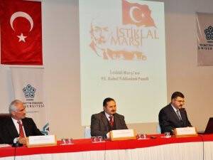 NEÜ'de "İstiklal Marşı'nın 93. Yıl Dönümü Paneli" düzenlendi