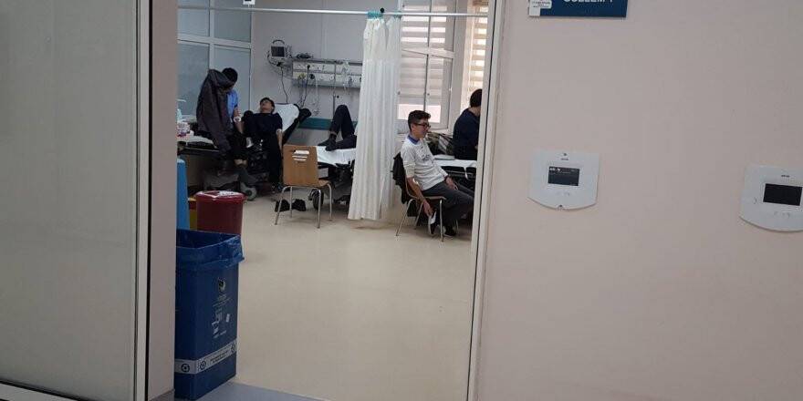 Konya’da 68 lise öğrencisi hastaneye başvurdu 