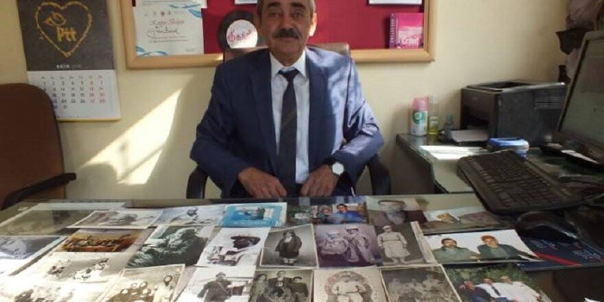 Muhtarın arşivi geçmişe götürüyor