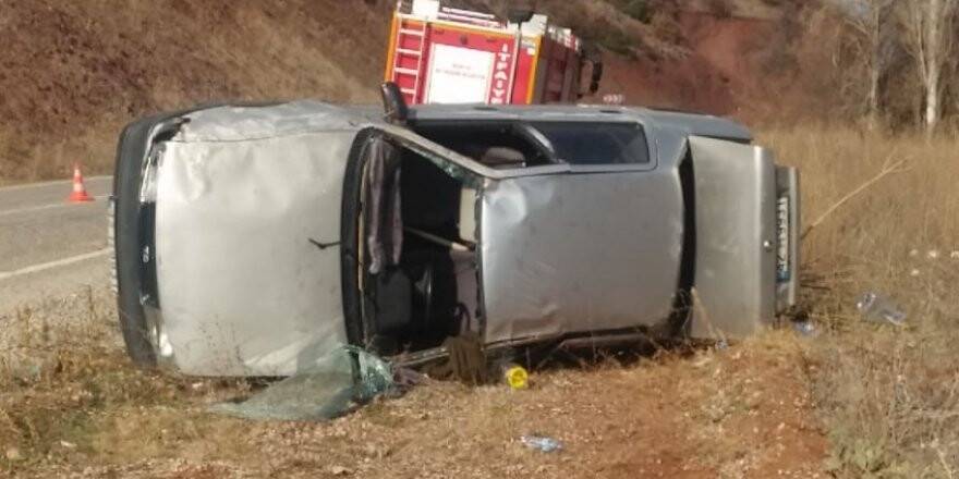 Konya'da Otomobil Devrildi: 4 Yaralı