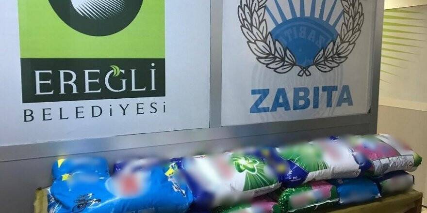 Konya'da yaklaşık bin kilo sahte toz deterjan ele geçirildi