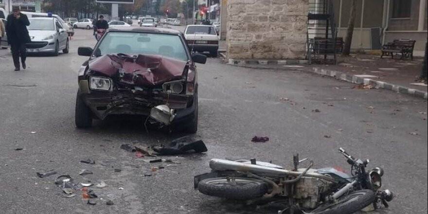 Beyşehir’de trafik kazası: 1 yaralı