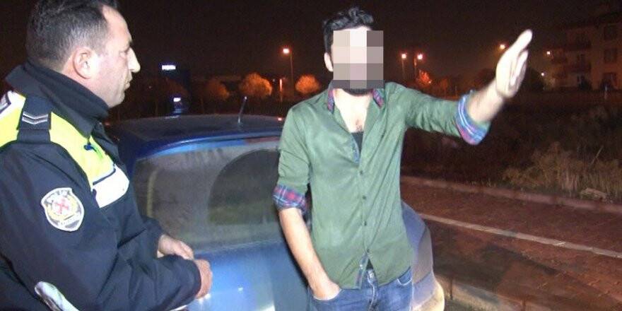  Alkollü sürücüden polise şaşırtan cevap 