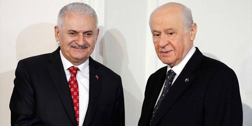 Tbmm Başkanı Yıldırım Mhp Genel Başkanı Bahçeli'yi Ziyaret Etti