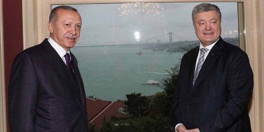Cumhurbaşkanı Erdoğan, Poroşenko İle Görüştü