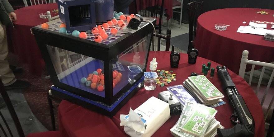 Konya'da kumar baskını