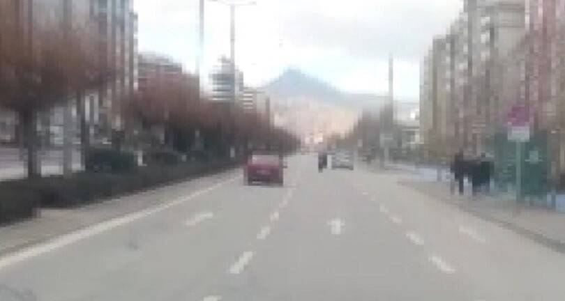Araç içinden video çekerken ölümlü kazayı kaydetti