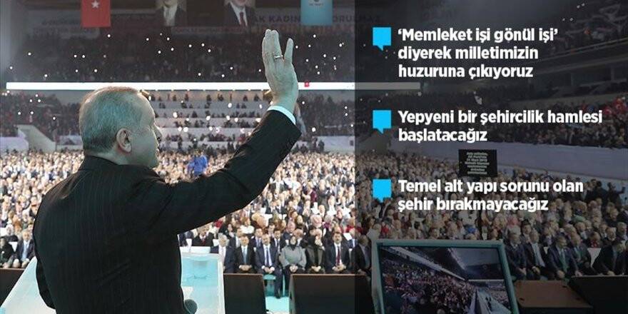 Erdoğan Ak Parti'nin Seçim Manifestosunu Açıkladı