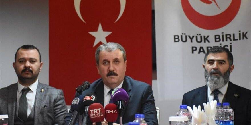 Bbp Genel Başkanı Destici: İttifaka Bir Mecburiyetimiz Yok