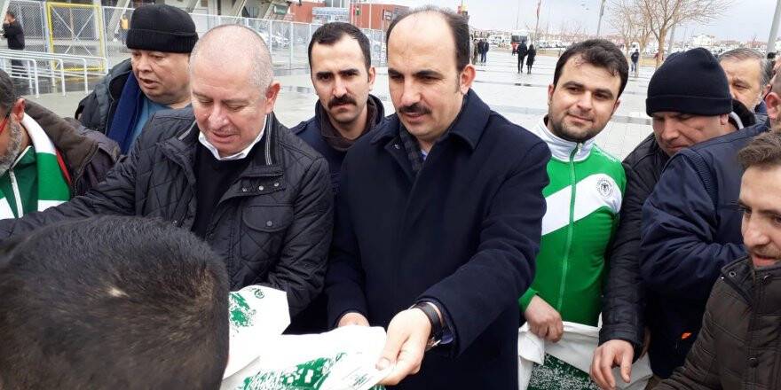 Başkan Altay ve Kulluk'tan sıfır atık desteği