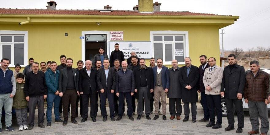 Başkan Pekyatırmacı'dan muhtarlara ziyaret