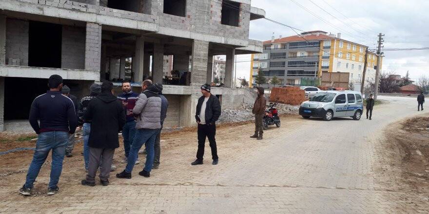 Konya'da İnşaatta Ceset Bulundu
