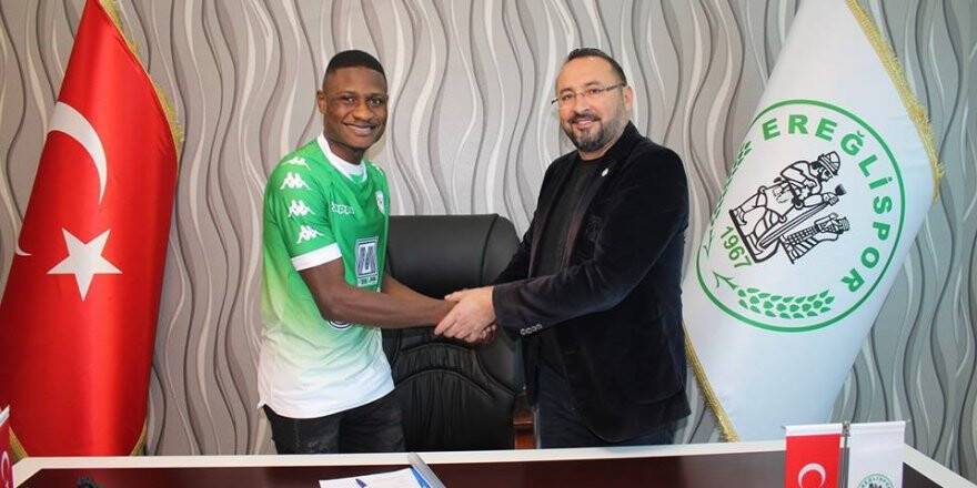 Ereğlispor'a Nijeryalı futbolcu