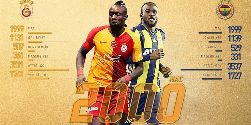 Galatasaray İle Fenerbahçe'nin 2000. Maç Heyecanı
