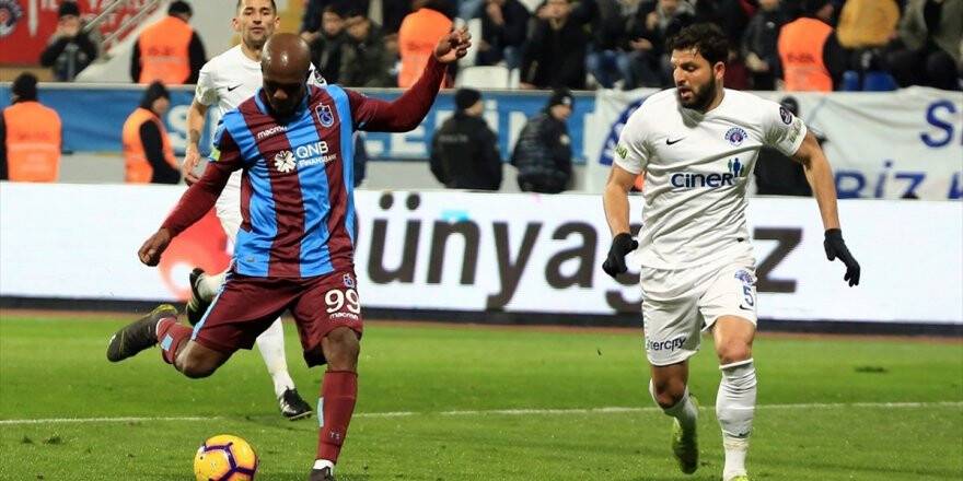 Trabzonspor İkinci Yarıda 2 Puan Bıraktı