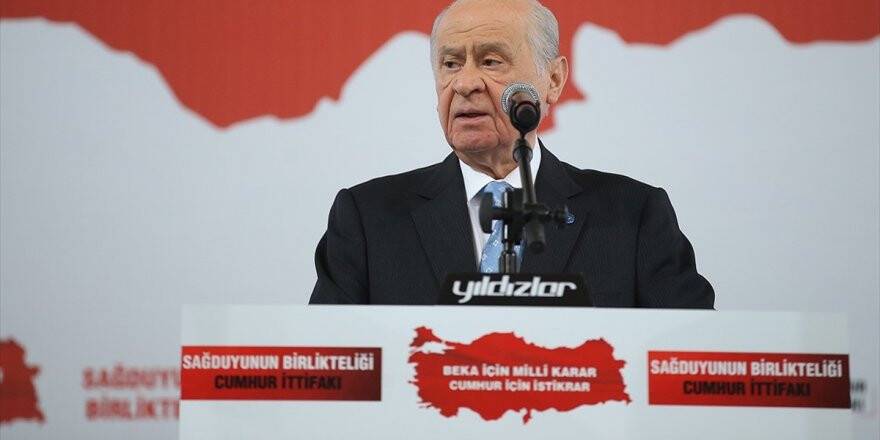 Mhp Genel Başkanı Bahçeli: Chp Genel Başkanı Siyaseten İflas Etmiştir