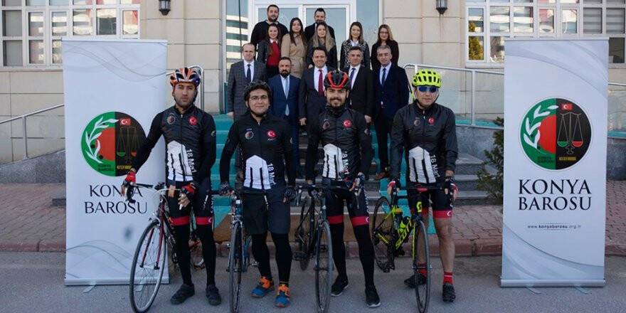 Konyalı avukatlar Çanakkale Zaferi anısına pedallayacaklar