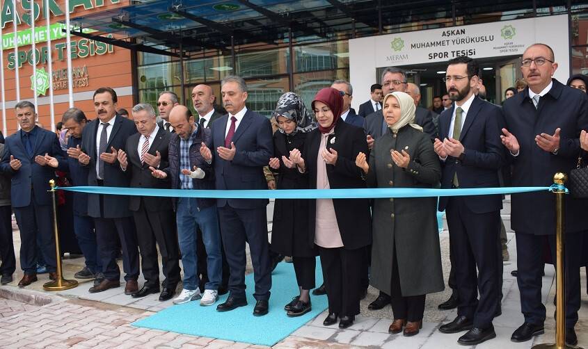 AŞKAN SPOR TESİSİ TÖRENLE AÇILDI