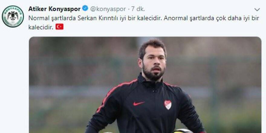 Atiker Konyaspor’dan Serkan göndermesi