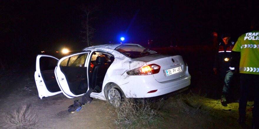 Konya’da otomobil takla attı: 1 ölü, 4 yaralı
