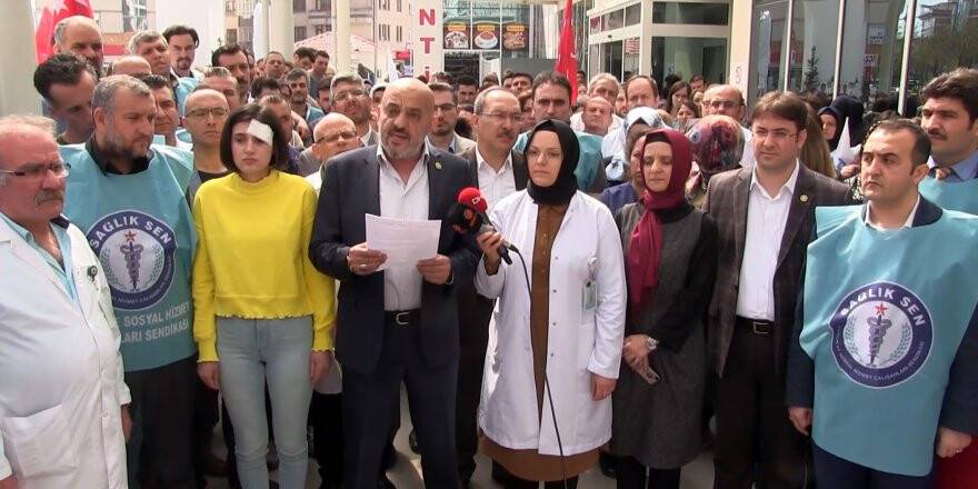 Konya'da Sağlık Çalışanına Şiddete Tepki