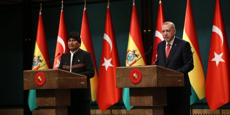 Cumhurbaşkanı Erdoğan: Bolivya'nın Filistin Davasına Verdiği Desteğe Teşekkür Ediyorum