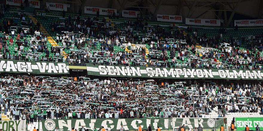 Konyaspor taraftarından hep destek tam destek