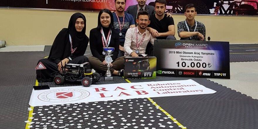 Ktün Otonom Araç Yarışmasında Birinci Oldu