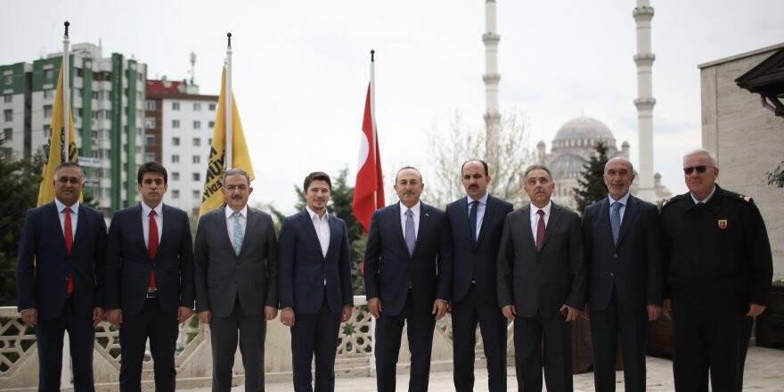 Çavuşoğlu'ndan Başkan Altay'a ziyaret