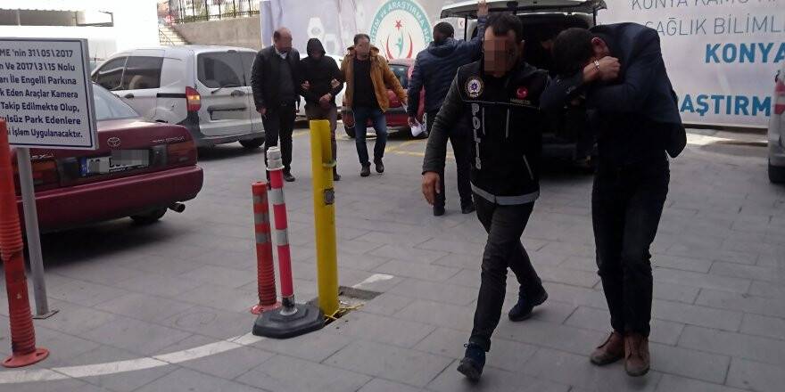 Uyuşturucu sevkıyatı yapan 3 şahıs Konya’da yakalandı 