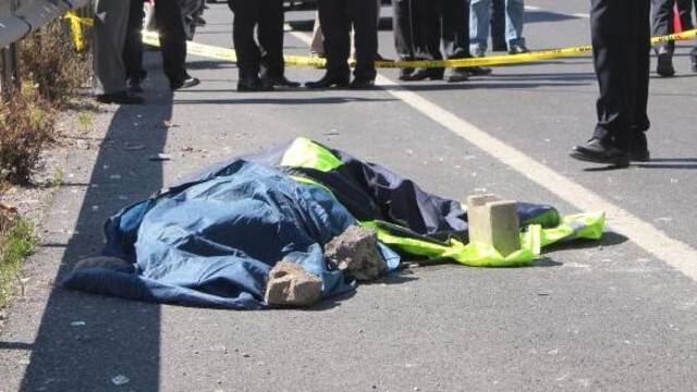 Trafik polisinin feci ölümü