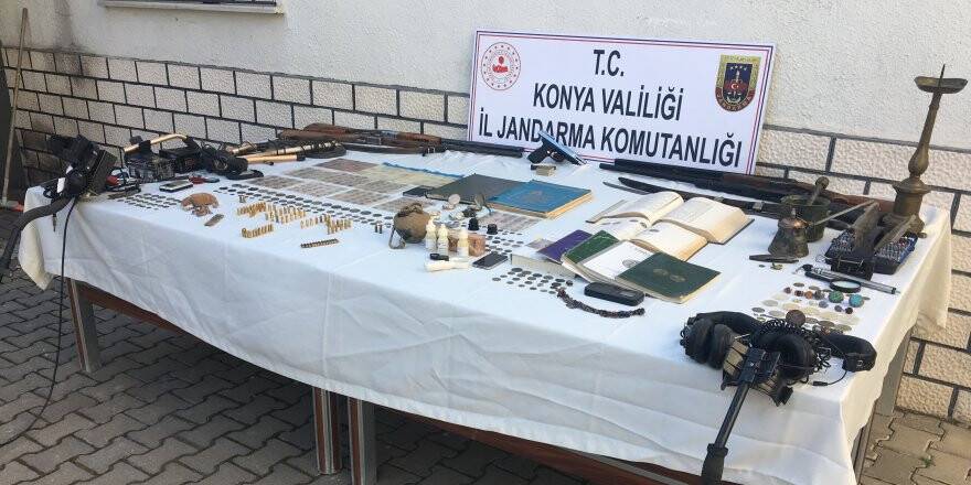 Konya Merkezli 4 İlde Tarihi Eser Kaçakçılığı Operasyonu