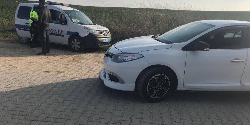 Düden Gölü Yolunda Trafik Uygulaması