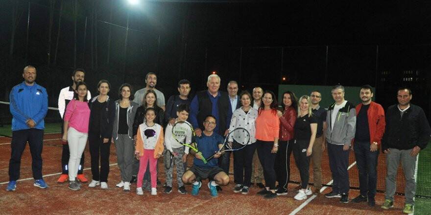 Konya'da jandarma tenis turnuvası başladı