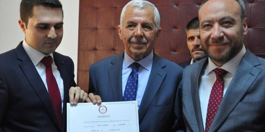Keskin Belediye Başkanı Yıldırım Mazbatasını Aldı