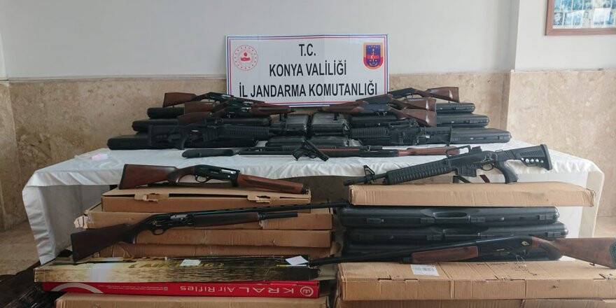 Konya'da Kaçak Silah Operasyonu