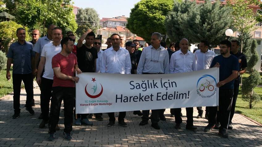 Kulu’da sağlıklı yaşam için fiziksel aktivite etkinliği düzenlendi