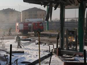 CNG Dolum İstasyonunda Patlama