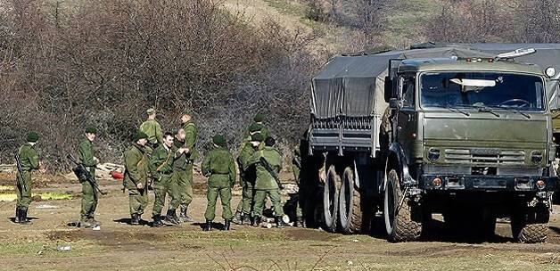 Ukraynalı askerler rehin alındı