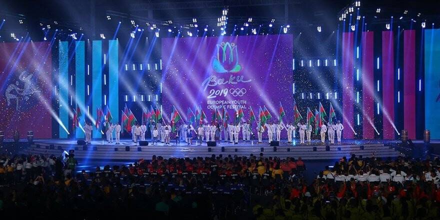 Bakü'de Avrupa Gençlik Olimpik Yaz Festivali Coşkusu