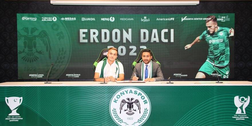 Konyaspor Erdon Daci'nin sözleşmesini uzattı