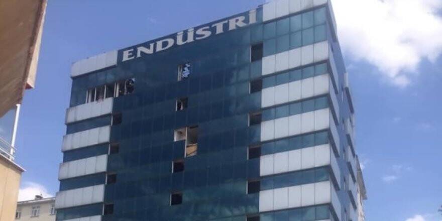 Endüstri Holding binası yıkılıyor