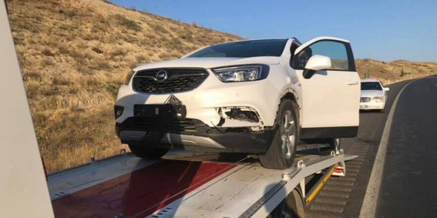 Mevlüt Uluçamlıbel kaza yaptı